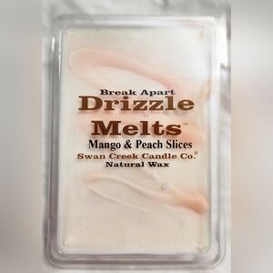 MANGO & PEACH SLICES Wax Bar, Swan Creek Candle Co., NEW